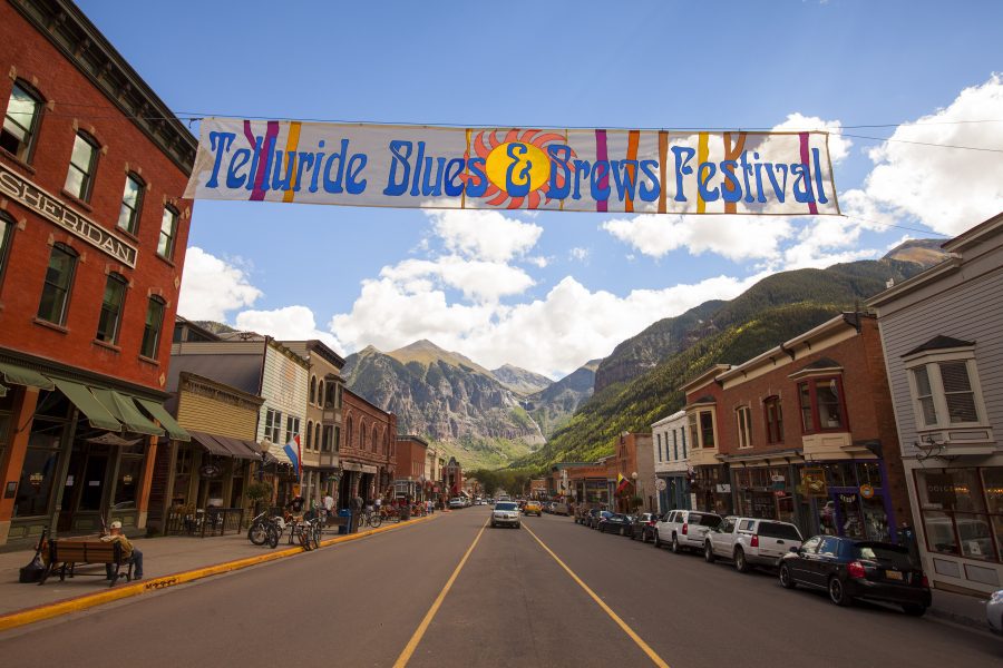 Downtown Telluride, Telluride Blues & Brews Featured Festival