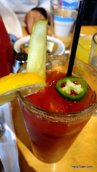 Fall in love with Frisco, Colorado this fall. bloody mary at Bread & Salt. HeidiTown.com