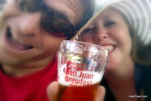 Featured Festival San Juan Beerfest. Cheers shot. HeidiTown.com