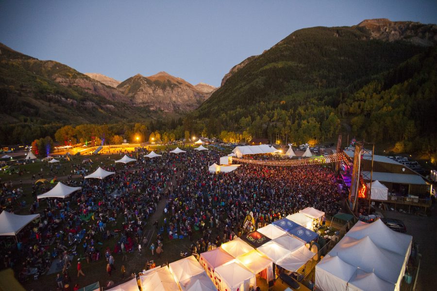 Telluride Blues & Brews night shot. Featured Festival