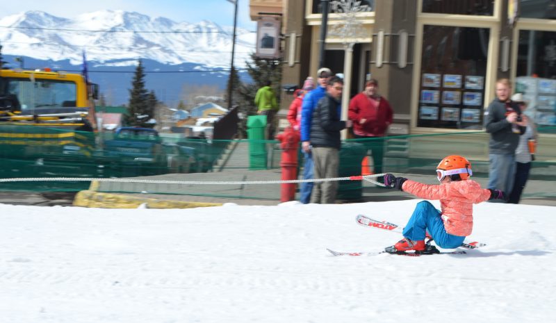 Three Awe-Inspiring Colorado Winter Festivals, Kids Ski Joring Leadville CO 5 - by Lake County Tourism Panel