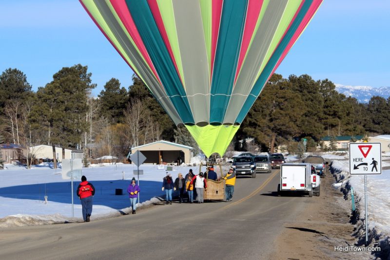 A Hot Air Balloon Ride in Pagosa Springs, Colorado with the Dickey Brothers. traffic jam HeidiTown.com