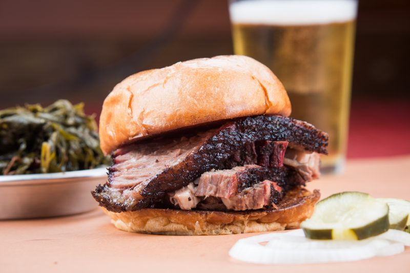 When Visiting Aspen, Colorado, Eat All the Things. HOme Team BBQ Brisket Sandwich. HeidiTown.com