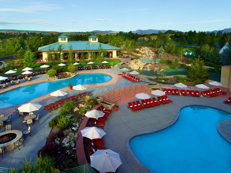 Staycation at Omni Interlocken, Broomfield, Colorado, pool overview