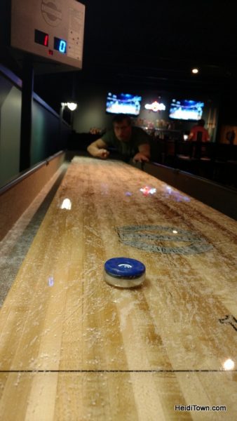 The Wild Game, not just for kids. shuffleboard in The Loft. HeidiTown.com