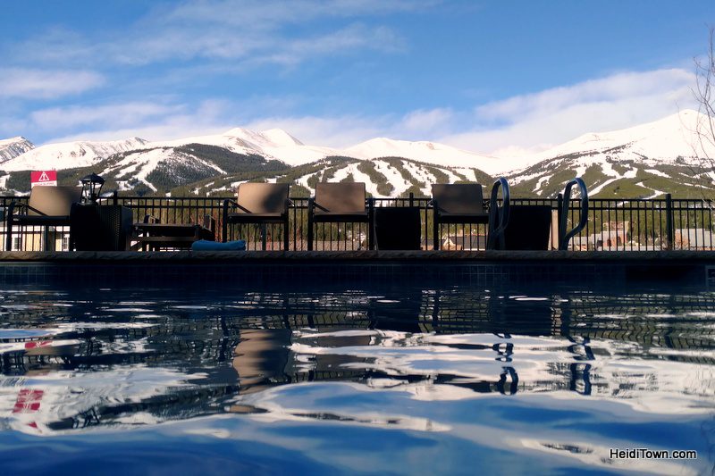 New Things to Do in Breckenridge, Colorado. View from Residence Inn pool. HeidiTown.com