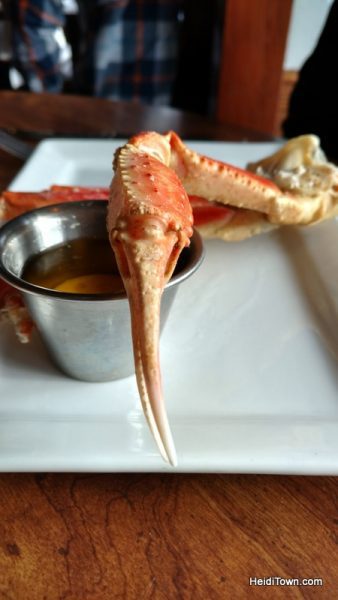 Dining in Colorado, Max's Gill & Grill snow crab. HeidiTown.com