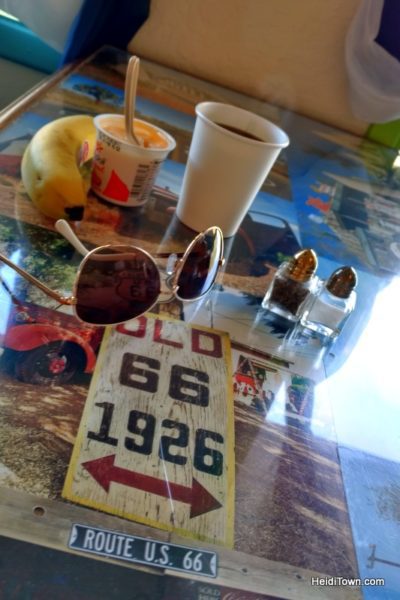 Cortez, Colorado, Blending the Past & Present. Retro Inn dining area. HeidiTown.com