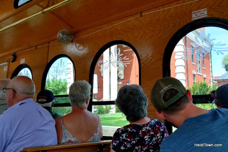 A Jolly Trolley Ride in Cheyenne, Wyoming. The governors mansion in Cheyenne. HeidiTown.com