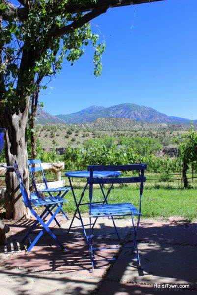 Take Road G to Wine Paradise Sutcliff Winery Blue Chairs