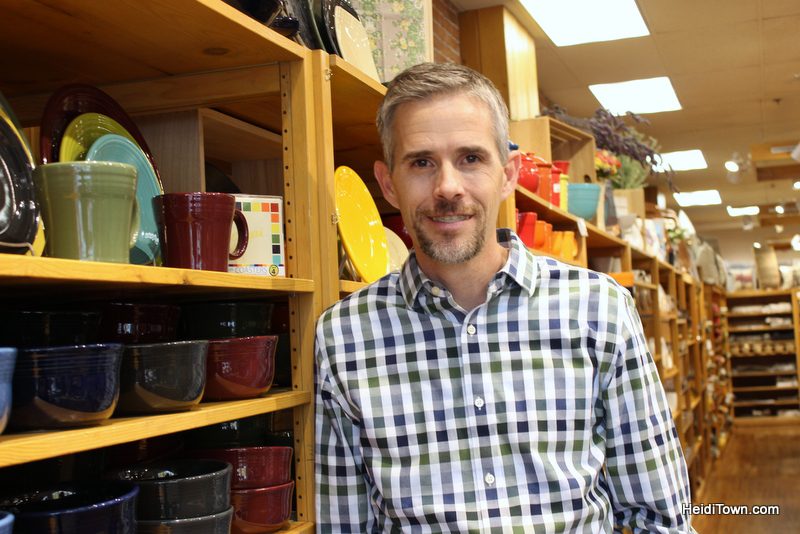 The Mayor Goes Shopping in the Choice City, Fort Collins, Colorado, The Cupboard owner, Jim Hewitt