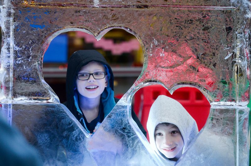 Featured Festival Loveland Fire & Ice 2018, Loveland, Colorado. kids. photo courtesy of the festival.