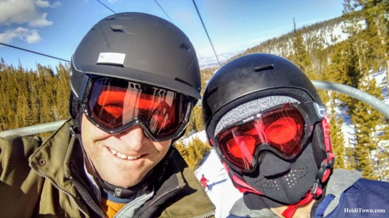 A Skier Becomes a Snowboarder on a Family Ski Weekend in Winter Park