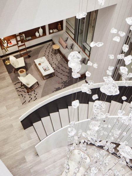 Traveling with Mom A Mother's Day Gift She'll Never Forget. Le Meridien Denver stairway