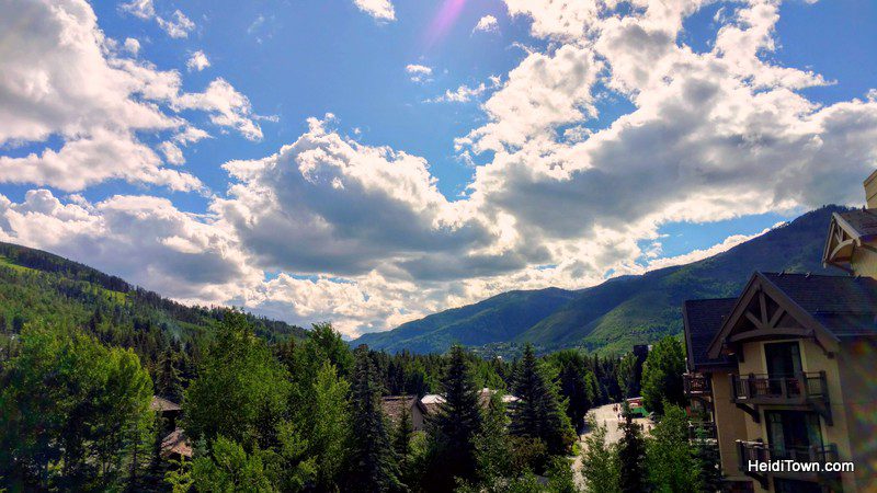 Treat Yourself to Vail, Colorado & the Four Seasons. Thew view from our room's balcony at Four Seasons. HeidiTown