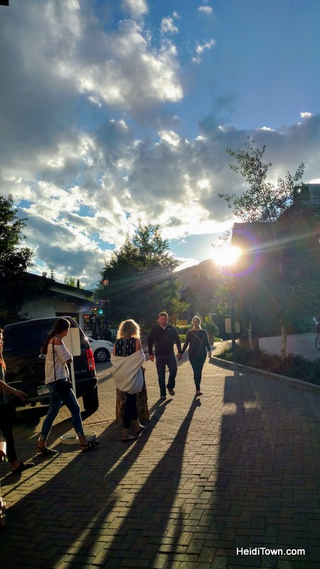 Treat Yourself to Vail, Colorado & the Four Seasons. Walking in Vail Village. HeidiTown