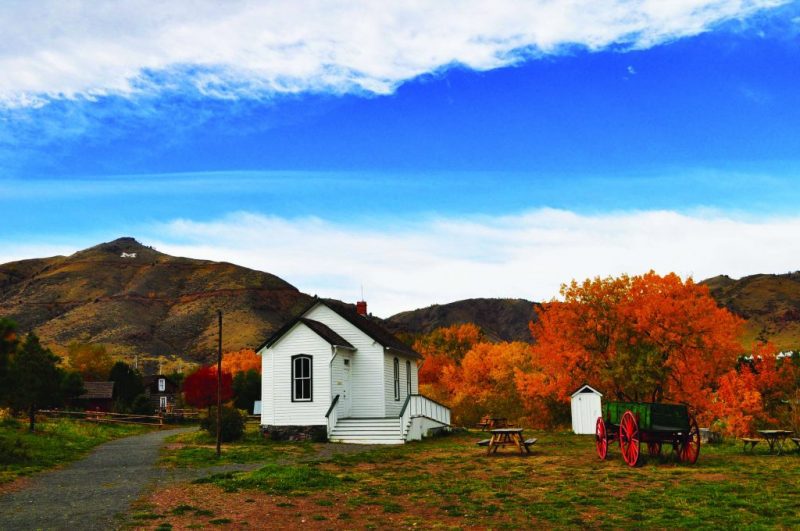 Embrace Fall in Colorado with These Outings. HeidiTown.com Pictured Clear Creek History Park Fall Golden CO