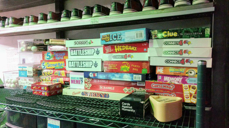 Bologna Sandwiches & Battleship at Punch Bowl Social in Stapleton. Board Games, Photo by Heidi Kerr-Schlaefer