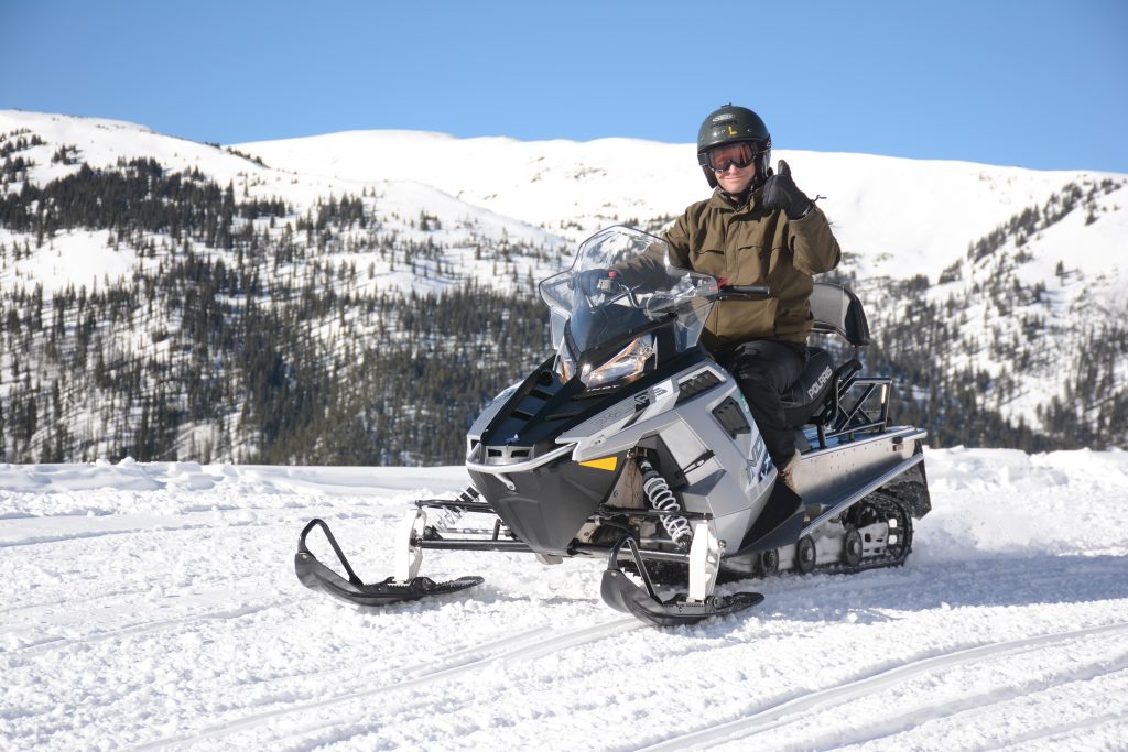 Snowmobiling in Leadville, Colorado It’s Fun. HeidiTown.com Photo by White Mountain Snowmobile Tours 2