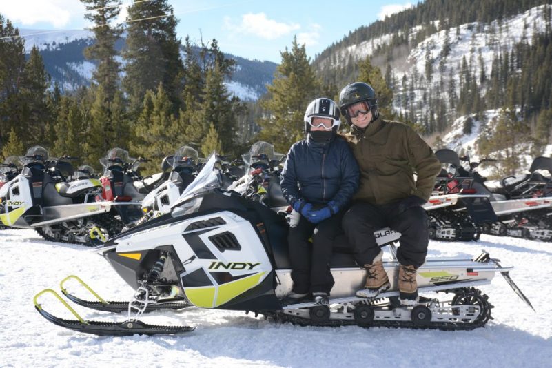 Snowmobiling in Leadville, Colorado It’s Fun. HeidiTown.com Photo by White Mountain Snowmobile Tours 3