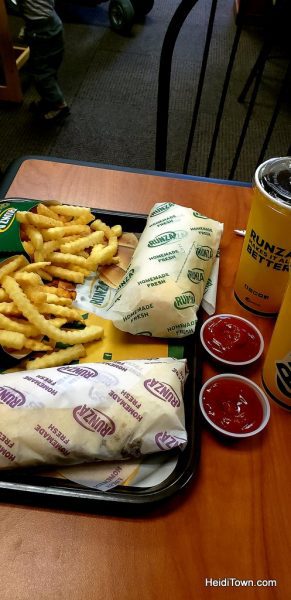 Road Trip Travel How to Find Great Food Along the Way. Runza, Ogallala, Nebraska. HeidiTown.com