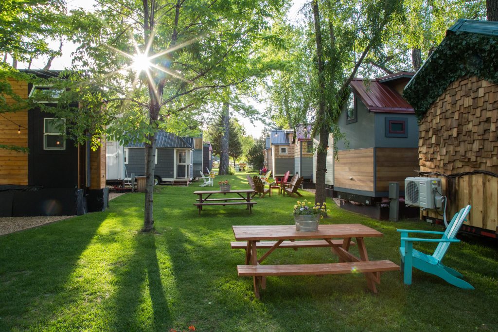 A Little Vacation in a Tiny Home in Lyons, Colorado, Outside at WeeCasa, courtesy photo