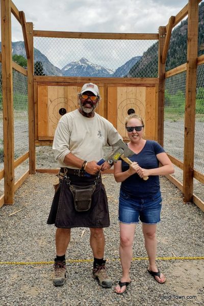 Connecting with My Ancestors Throwing Axes in Ouray, Colorado. HeidiTown (3)