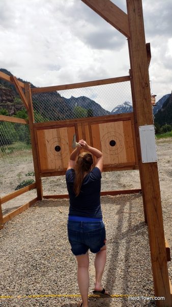 Connecting with My Ancestors Throwing Axes in Ouray, Colorado. HeidiTown (7)