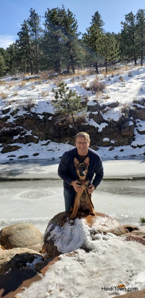 Have A Puppy Get To The Riverwalk in Estes Park, Colorado. HeidiTown (3)